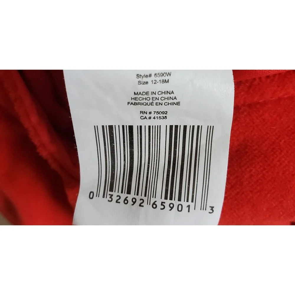 Sesame Street Elmo Costume Baby 12-18 Mo Red Tickle Me Pajama 2011 Sleeper